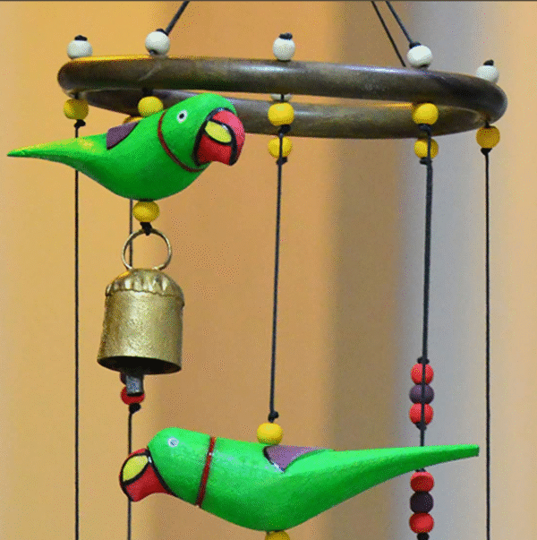 Parrot Bell Wind Chime - Image 2