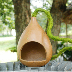 TerraNest Hanging Clay Birdhouse