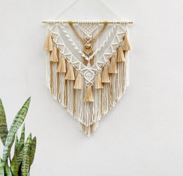 Boho Luxe Macramé Wall Hanging