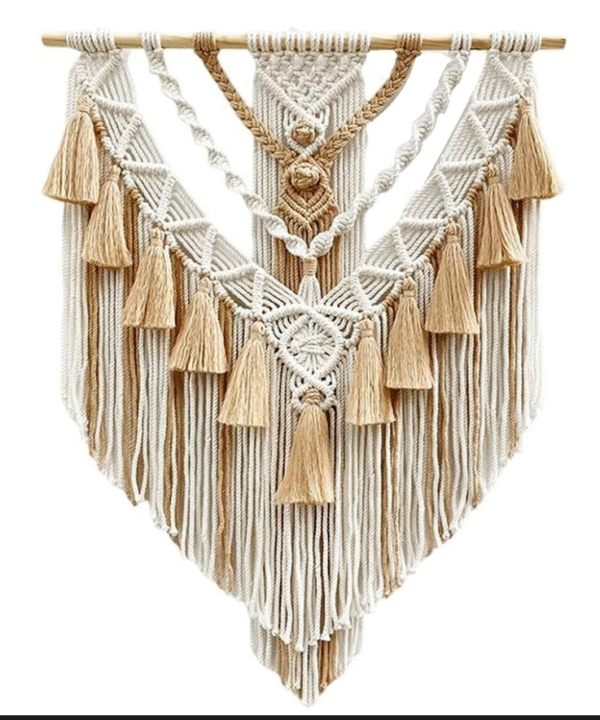 Boho Luxe Macramé Wall Hanging - Image 3