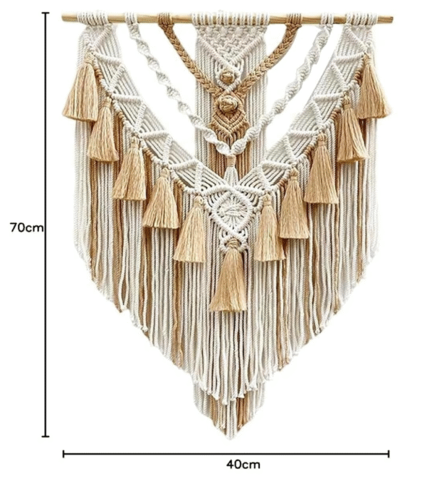Boho Luxe Macramé Wall Hanging - Image 2